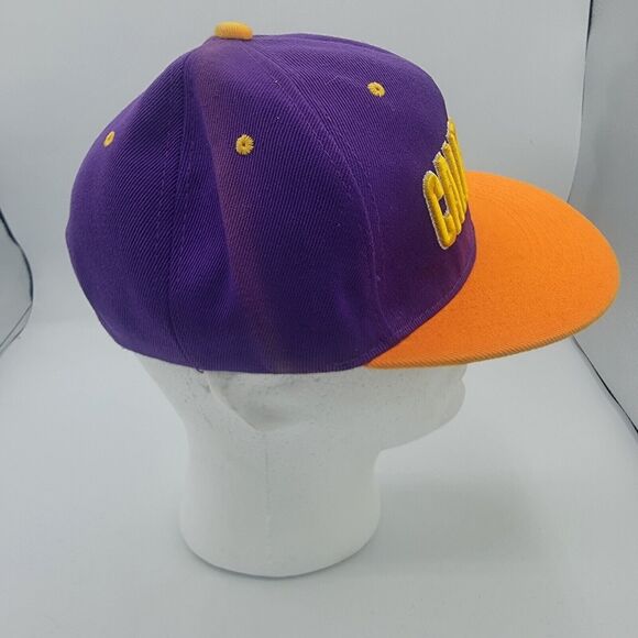 Mens California Cap, Snap Back, Orange And Purple, Brand new - Picture 6 of 8